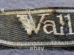 Arm cuff elite Band German title Armband Belgium used ww2 WK2