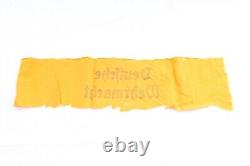 Armband German Armed Forces 100% Original Yellow 1945 End of War