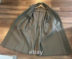 Authentic WW2 German Cavalry Panzer Trench Coat Overcoat