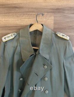 Authentic WW2 German Cavalry Panzer Trench Coat Overcoat