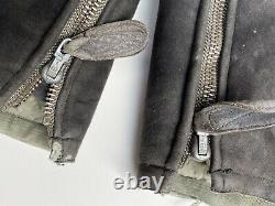 Authentic WW2 German Luftwaffe Channel Pants, Fur + Leather RARE