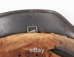 Authentic World War 2 German Quist M40 Helmet, Original Decal, Paint & Liner