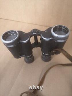 Bek KF HENSOLDT WETZLAR Original German 6x30 H/6400 Field Binoculars WW2 1317