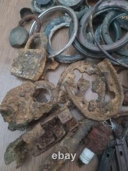Big Lot Of WW2 German Relics From Kurland Pocket