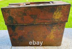 CAMO! WW2 GERMAN MG13 8x 25 MAGAZINE BATTLEGROUND FIND MACHINE GUN ARTEFACT