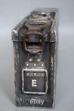 CAMO WWII WW2 Original German MG34 MG42 Early Patronenkasten Box E-Kasten