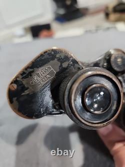 Carl Zeiss JENA WW2 GERMAN MILITARY 6x30 Binoculars Original