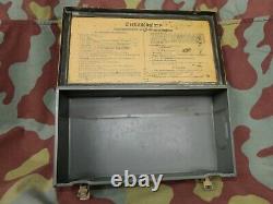 Cassetta tedesca medicazione originale verbandkasten-German WW2 original aid box