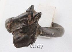 Cavalry WWII Ring GERMAN ww2 HORCE Head WEHRMACHT Pendant GERMANY Army MILITARY