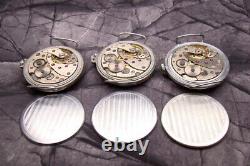 Collection Of 3 German Watch Pilot Luftwaffe Panzer Military Ww2 Type Working