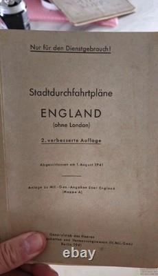 Complete original WW2 German military Luftwaffe dossier circa Operation Sea Lion