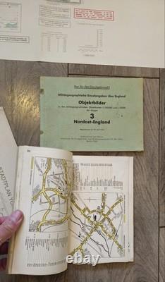 Complete original WW2 German military Luftwaffe dossier circa Operation Sea Lion