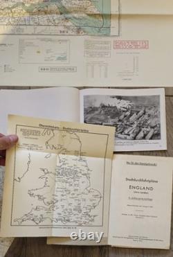 Complete original WW2 German military Luftwaffe dossier circa Operation Sea Lion