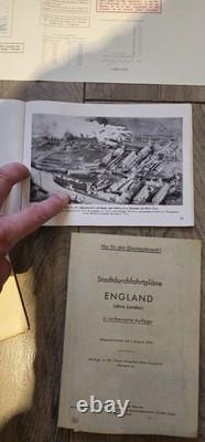 Complete original WW2 German military Luftwaffe dossier circa Operation Sea Lion