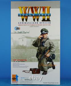 DRAGON FIGURE 16 WW2 German Mountaineer Officer MP-738 Gun Lieutenant 70854