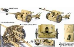 Dragon 75016 1/6 WWII German 5cm White 38 Anti-tank Gun Assembly Model Set Toy