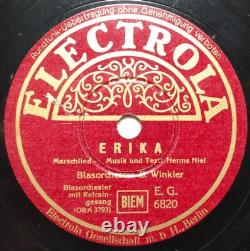 ERIKA German WW2 Marsch ORIGINAL (1939) Wehrmacht NSDAP Third Reich WWII 78rpm