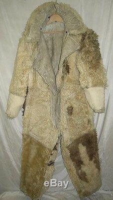 ExR Original Bulgarian WWII Pilot lamb suit, model German LUFTWAFFE uniform