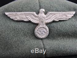 Excellent ORIGINAL German WW2 Army Medical Officers Visor Cap