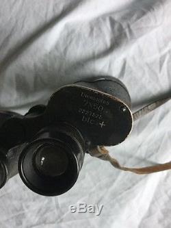 Excellent Original WW2 German Carl Zeiss Binoculars blc 7x50 With Case