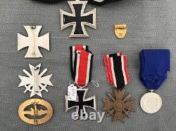 FAN German Erich Topp WW2 1957 Kriegsmarine Awards, prints, and photos grouping