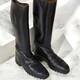 GENUINE JACK BOOTS WW2 GERMAN ARMY LUFT OFFICERS Black Leather Old Continental