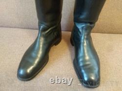 GENUINE JACK BOOTS WW2 GERMAN WH ARMY WSS LUFT OFFICERS Black Leather Munich Old