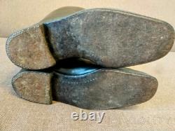 GENUINE JACK BOOTS WW2 GERMAN WH ARMY WSS LUFT OFFICERS Black Leather Munich Old