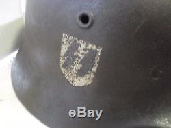 German Relic Helmet Elite Forces Ww2 Totally Original
