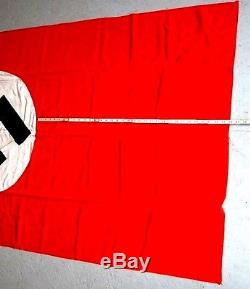 GERMAN WW2 Banner Flag Original Light Use 95 x 44 with Double-Sided 30 Symbol