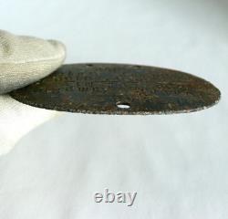 GERMAN WW2 EKM Erkennungsmarke Veter. Komp. 299 Inf. Div. Zinc Disc