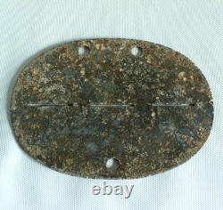 GERMAN WW2 EKM Erkennungsmarke Veter. Komp. 299 Inf. Div. Zinc Disc