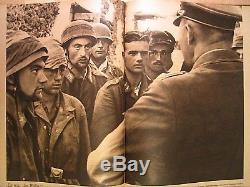 GERMAN WW2 Fallschirmjager Photo book 1942 Original including rare dust jacket