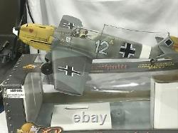 GERMAN WWII Messerschmitt ME-109E 118 Scale Plane w Pilot Ultimate Soldier