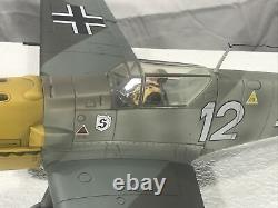 GERMAN WWII Messerschmitt ME-109E 118 Scale Plane w Pilot Ultimate Soldier