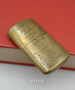 Gasoline Lighter WWII WW2 German ORIGINAL RARE LIGHTER 1943