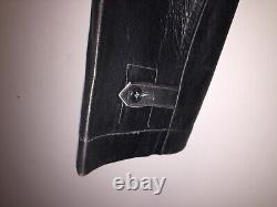 Genuine WW2 1939 vintage RARE Leather pants trousers German sz large U-boat