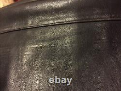 Genuine WW2 1939 vintage RARE Leather pants trousers German sz large U-boat