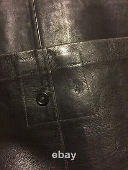 Genuine WW2 1939 vintage RARE Leather pants trousers German sz large U-boat