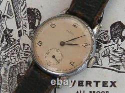 German 1940s D DH DU Vintage Recta military unissued watch original ATP WW2 GWO