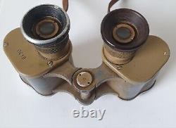 German 6x30 Dienstglas Binoculars Original Tropical Camo Paint 1940-44 WW2 WW11