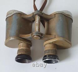 German 6x30 Dienstglas Binoculars Original Tropical Camo Paint 1940-44 WW2 WW11