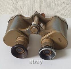 German 6x30 Dienstglas Binoculars Original Tropical Camo Paint 1940-44 WW2 WW11