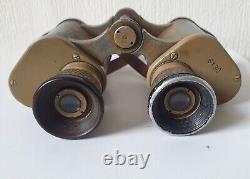 German 6x30 Dienstglas Binoculars Original Tropical Camo Paint 1940-44 WW2 WW11