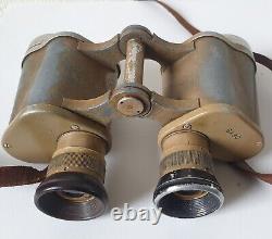 German 6x30 Dienstglas Binoculars Original Tropical Camo Paint 1940-44 WW2 WW11