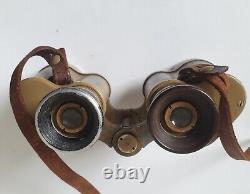 German 6x30 Dienstglas Binoculars Original Tropical Camo Paint 1940-44 WW2 WW11