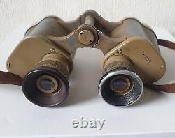 German 6x30 Dienstglas Binoculars Original Tropical Camo Paint 1940-44 WW2 WW11