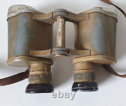 German 6x30 Dienstglas Binoculars Original Tropical Camo Paint 1940-44 WW2 WW11