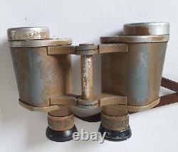 German 6x30 Dienstglas Binoculars Original Tropical Camo Paint 1940-44 WW2 WW11