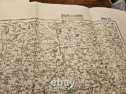 German Army WW2 Maps 1938 England, Scotland, Wales, complete original set of 74